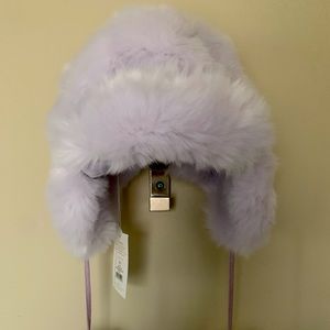Restoration Hardware Luxe Fur Baby hat
